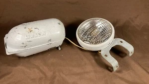 Vintage Delta Light Dirt Bike Headlight Springer Bicycle Hawthorne Schwinn - Picture 1 of 11