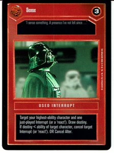 STAR WARS CCG TORNEO LÁMINA, SENSE (lado oscuro) - Imagen 1 de 1