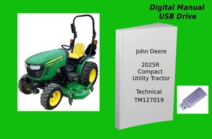 Tractor utilitario compacto John Deere 2025R manual técnico leer descripción - Imagen 1 de 1
