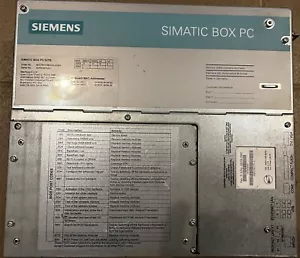 Gebrauchte Siemens Simatic BOX PC 627B. 6ES7647-6BG30-0GX0. Industriecomputer. Getestet - Bild 1 von 3