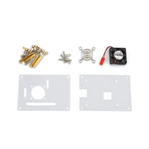 Arcylic Clear Case Box Enclosure Fan Heatsink For Raspberry Pi 3/2 Model B/B+ F - Picture 1 of 7