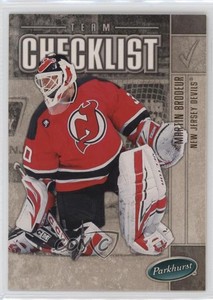 2005-06 Parkhurst Team Checklist Martin Brodeur #688 HOF