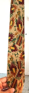 BYBLOS Cravatta Seta Silk Vintage Elegante Krawatte Necktie 145x10 Made In Italy - Foto 1 di 3
