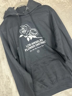 Sudadera con capucha pequeña-joven e imprudente Los Angelas Flower District nueva sin etiquetas Foto 1 de 4