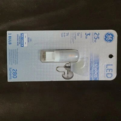 Ge T4 Soft White G9 Light Bulb, 3" X 0.75", 3 W - Image 1 of 2