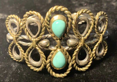 Brazalete Carolyn Pollack Relios Turquesa Plata de Ley Foto 1 de 4