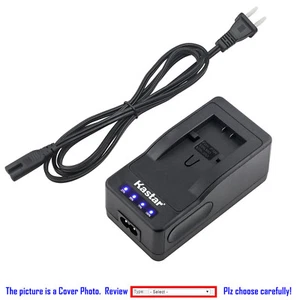 Kastar Battery LED Super Fast Charger for Panasonic VW-VBK180 HC-V500M HC-V600M - Picture 1 of 9