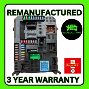 REMANUFACTURED PEUGEOT CITROEN BSI CONTROL MODULE FUSE BOX 9807532080 - Picture 1 of 2
