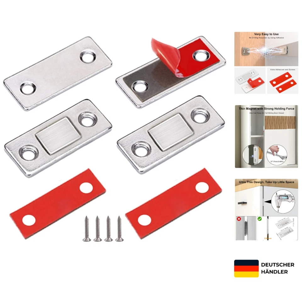 Magnetschnäpper Magnete für Schranktüren Jiayi Ultra Dünn Türmagnete für