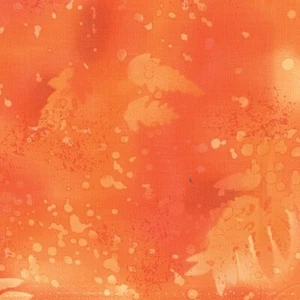 Fat Quarter Benartex Fossil Fern Mandarine 100% Cotton Fabric - Picture 1 of 1