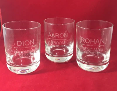 Whiskey Glass 390ml (Personalised) - image 1 of 4