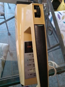 Vintage Sears Roebuck Yellow Electric Hand Hand Mixer 5 Speed no Beaters  - Picture 1 of 3