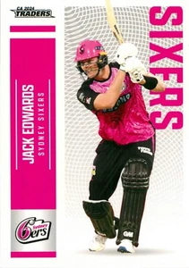 2024 2025 Sydney Sixers BBL Cricket TLA Traders Card - Jack Edwards - Picture 1 of 3