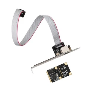 RJ45 LAN Gigabit Ethernet PCI Express PCI E Adapter PCIE Gigabit Card5757 - Afbeelding 1 van 6