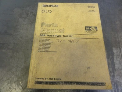Caterpillar CAT D8R Track-Type Tractor Parts Manual  SEBP2439-02  1998 Vol I - Image 1 of 4