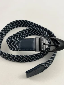 Oakley Gürtel blau schwarz geflochten gewebt Golf Ellipse Schnalle 1,5" 96172 SP16 58387 - Bild 1 von 4