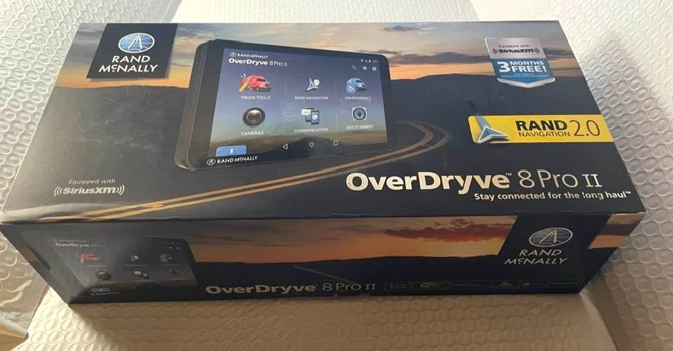 RAND MCNALLY OD8 PRO II OVERDRYVE 8 PRO 2 LM TRUCK GPS WITH YEAR DAMAGE PROT - Image 1 of 4