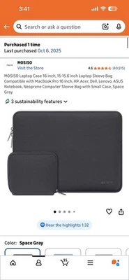 Сумка для ноутбука для MacBook Pro воздуха 16 дюймов рукав чехол (без мини сумка для аксессуаров - Изображение 1 из 3