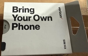 VERIZON BYOD SIM CARD Bring Your Own Device Verizon 3-in-1 Starter Kit NEW - Picture 1 of 2