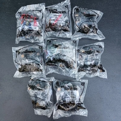 Lot of (8) NEW McDonalds 2010 Happy Meal Transformers Plastic Toys - Duplicates - Image 1 of 4