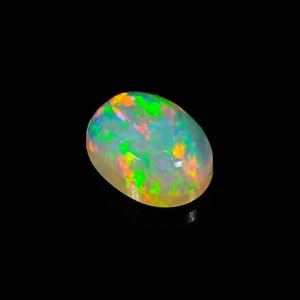 Natural Ethiopian Opal 1.55 Ct Welo Fire Opal 9x7 mm Cabochon Loose Gemstone - Picture 1 of 3