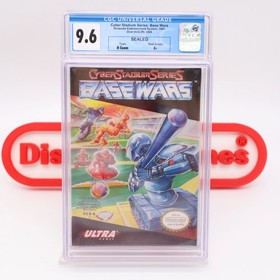 NES Nintendo CYBER STADIUM SERIES BASE WARS BASEBALL - CGC GRADED 9.6 A+ Sealed!