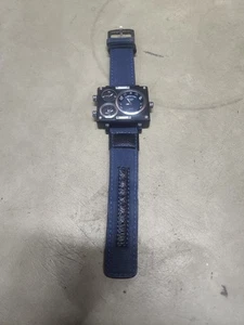 Orologio OULM Uomo Business Casual Analogico Quarzo Tessuto Cinturino Tela Orologio da Polso - Foto 1 di 8
