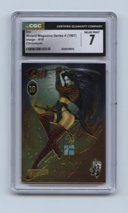 Tarjeta coleccionable Wizard Magazine Shi cromo en relieve #10 cromo, cgc grado 7 - Imagen 1 de 6