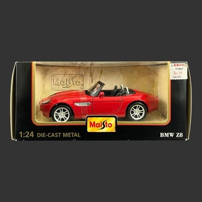 Coche rojo de metal fundido a presión BMW Z8 edición especial Maisto vintage con caja original Foto 1 de 4