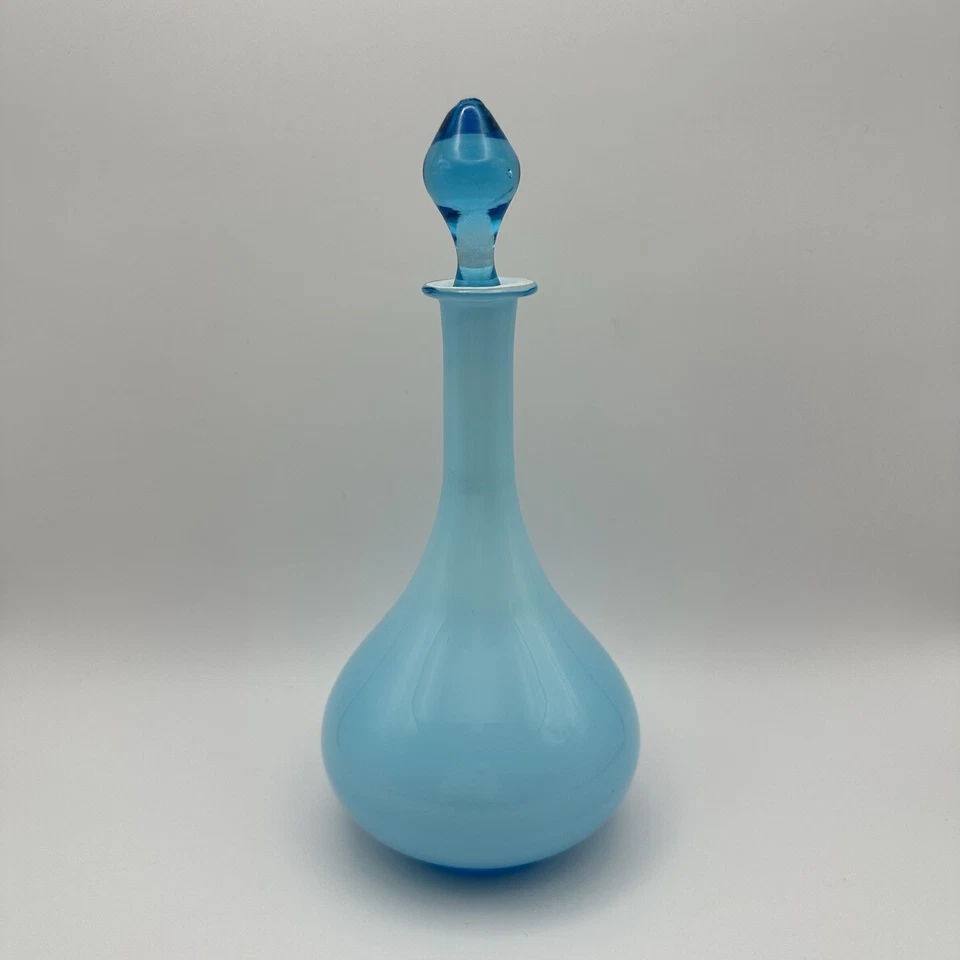 De colección Raro Difícil de Encontrar Empoli Estuche Mini Genio Botella Perfume Boudoir Azul Claro Foto 1 de 4