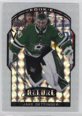 2020-21 Upper Deck Allure Rookie White Diamond /50 Jake Oettinger #91 Rookie RC - Image 1 of 2