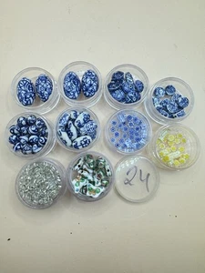 Mixed Beads & Charms Lot – Assorted Jewelry Making Supplies (24) - Picture 1 of 13