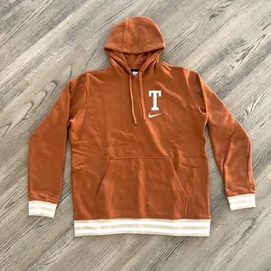 Nike Texas Longhorns Hoodie Herren XL orange Sweatshirt gestreift Bündchen NEU ohne Etikett - Bild 1 von 8