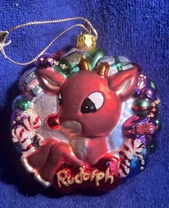 VINTAGE RUDOLPH DER RENTIERKRANZ MIT DER ROTEN NASE VON DER INSEL DER AUSSEITER SPIELZEUG - Bild 1 von 6