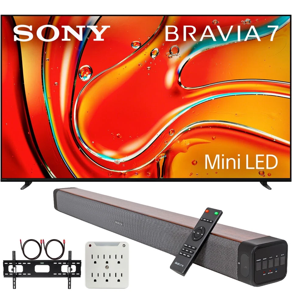 Sony BRAVIA 7 K75XR70 75 inch 4K HDR Smart QLED Mini-LED TV (2024)