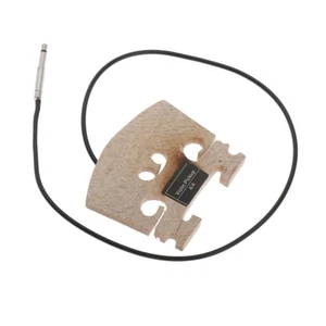 Electric Violin Bridge with Internally Piezo Pickup for 4/4 Full Size Violin - Picture 1 of 5