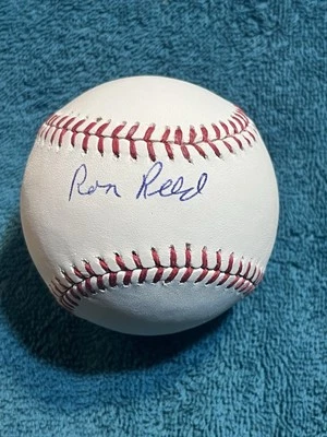 Ron Reed Phillies Signed Baseball JSA Certified - Image 1 of 2