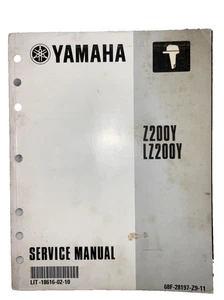 Fuerabordas Yamaha Z200Y LZ200Y Manual de servicio LIT-18616-02-10 reparación taller marino  - Imagen 1 de 10