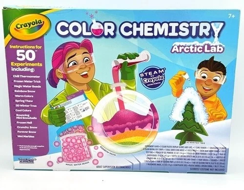 Crayola Color Chemistry Arctic Lab STEAM/STEM Science Kit – 50 Experiments