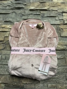 Juicy Couture Velour Schlaf Pyjamahose Set Rosa Neu mit Etikett Gr. XL 2-teilig weich! - Bild 1 von 4