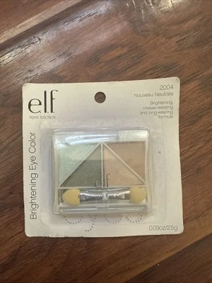 New e.l.f. Brightening Eye Color Quad 2004 Nouveau Neutrals - Image 1 of 3