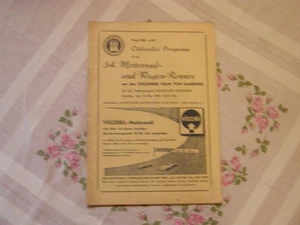 Programm 34 Motorrad Rennen Goldenen Helm von Hamburg - Bild 1 von 1