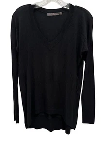 FEEL THE PIECE Black Long Sleeve V-Neckline Pullover Sweater Women’s Size M/L - Picture 1 of 8