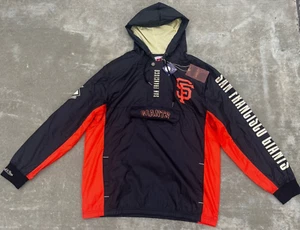 Mitchell & Ness San Francisco Giants Windbreaker Anorak Pullover L NWT - Picture 1 of 6