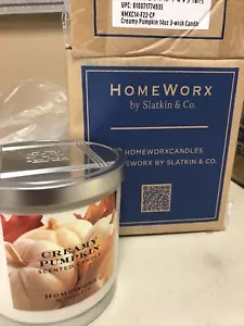 HOMEWORX 14oz Creamy Pumpkin 3-Wick Candle - Picture 1 of 3