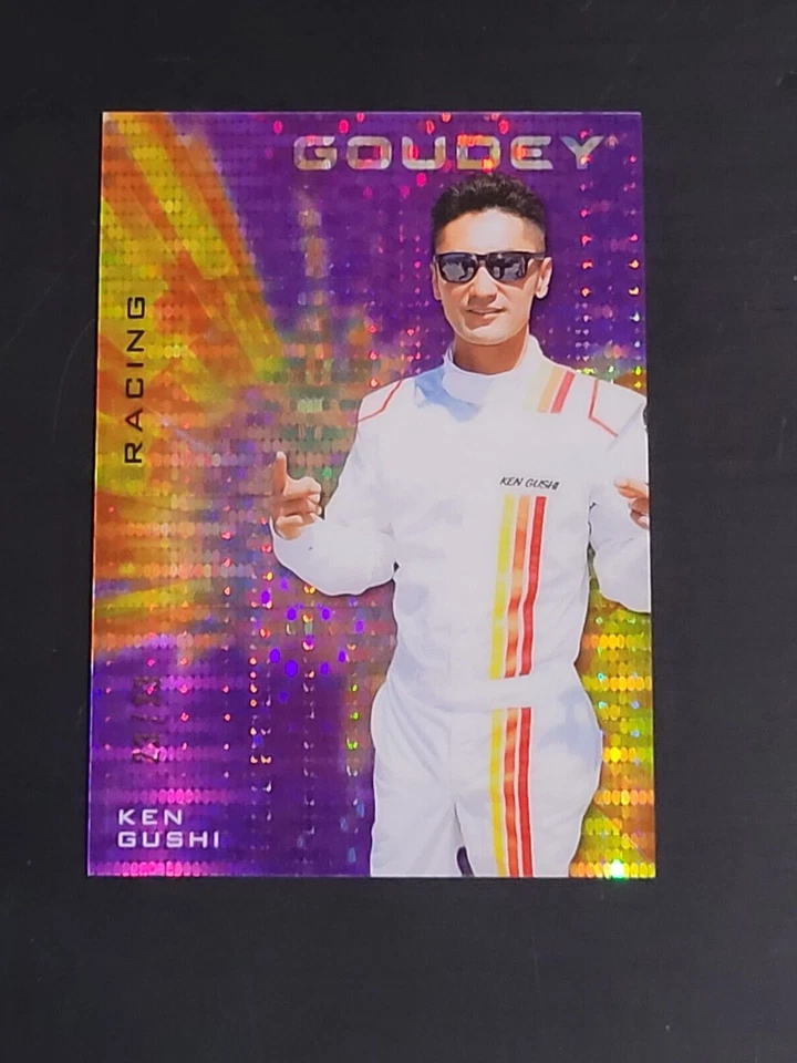 Ken Gushi 2021 Goodwin Champions Goudey G11 Platinum Purple Pulsar 23/23 - Image 1 of 3