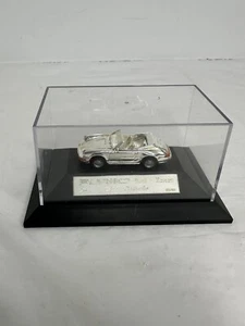 Porsche Car 911 Carrera Cabriole 925 Sterling Silver Desk Model Germany Rare - Picture 1 of 17