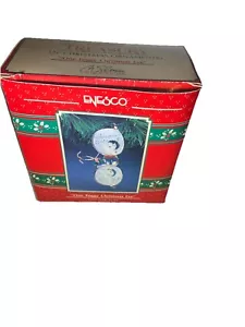 Enesco ONE FOGGY VIGILIA DI NATALE ornamento occhiali topo 586625 1991 vintage - Foto 1 di 6