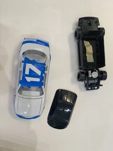 1989 ish CHEVY LUMINA STOCK CAR PLAIN WHITE BLACK WINDOW BANK NASCAR ACTION 1/24 - Picture 1 of 8