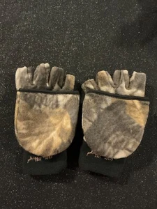 Hot Shot Medium Men’s Camo Fleece Pop-Top Mittens Thinsulate Polyester - Picture 1 of 8